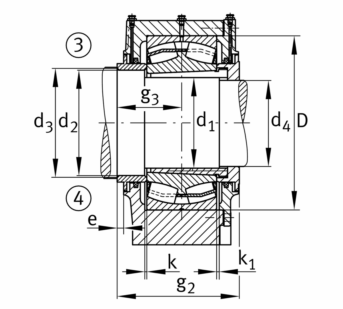 Стационарный корпус FAG RLE4152-AH-BF-L