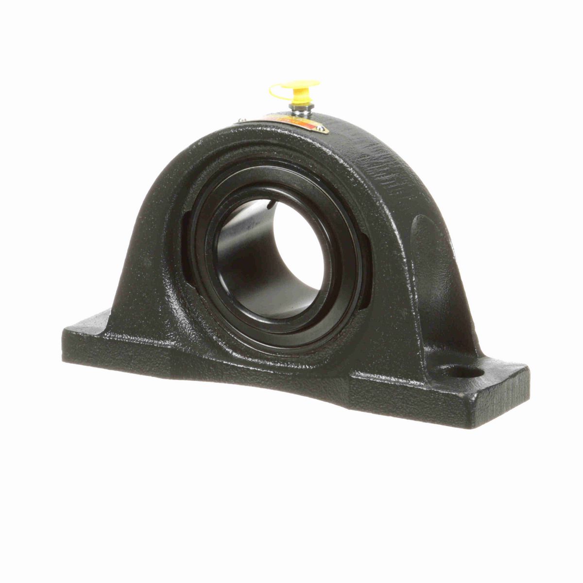Sealmaster Mounted Cast Iron Two Bolt Low Base Pillow Block Ball Bearing - 52100 Bearing Steel, Black Oxided - Setscrew Lock - NPL-35