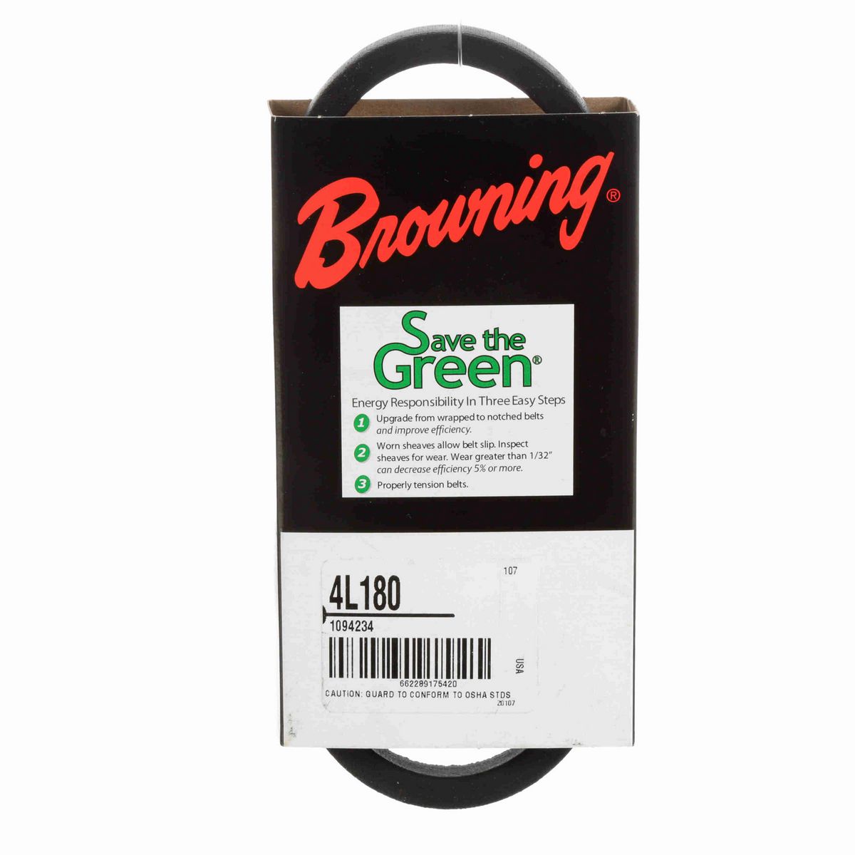 Browning Rubber FHP Belt - 4L180