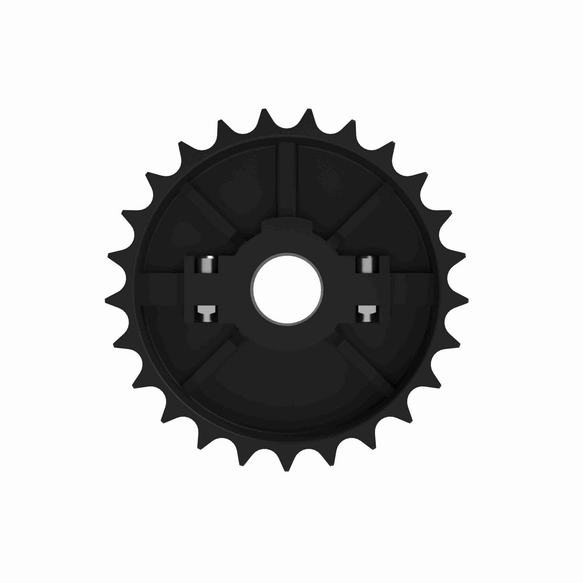 Rexnord 821 Series Split Molded Nylon Sprocket with 25 Teeth and 1-1/4in Round Idler Bore - 614-36-12