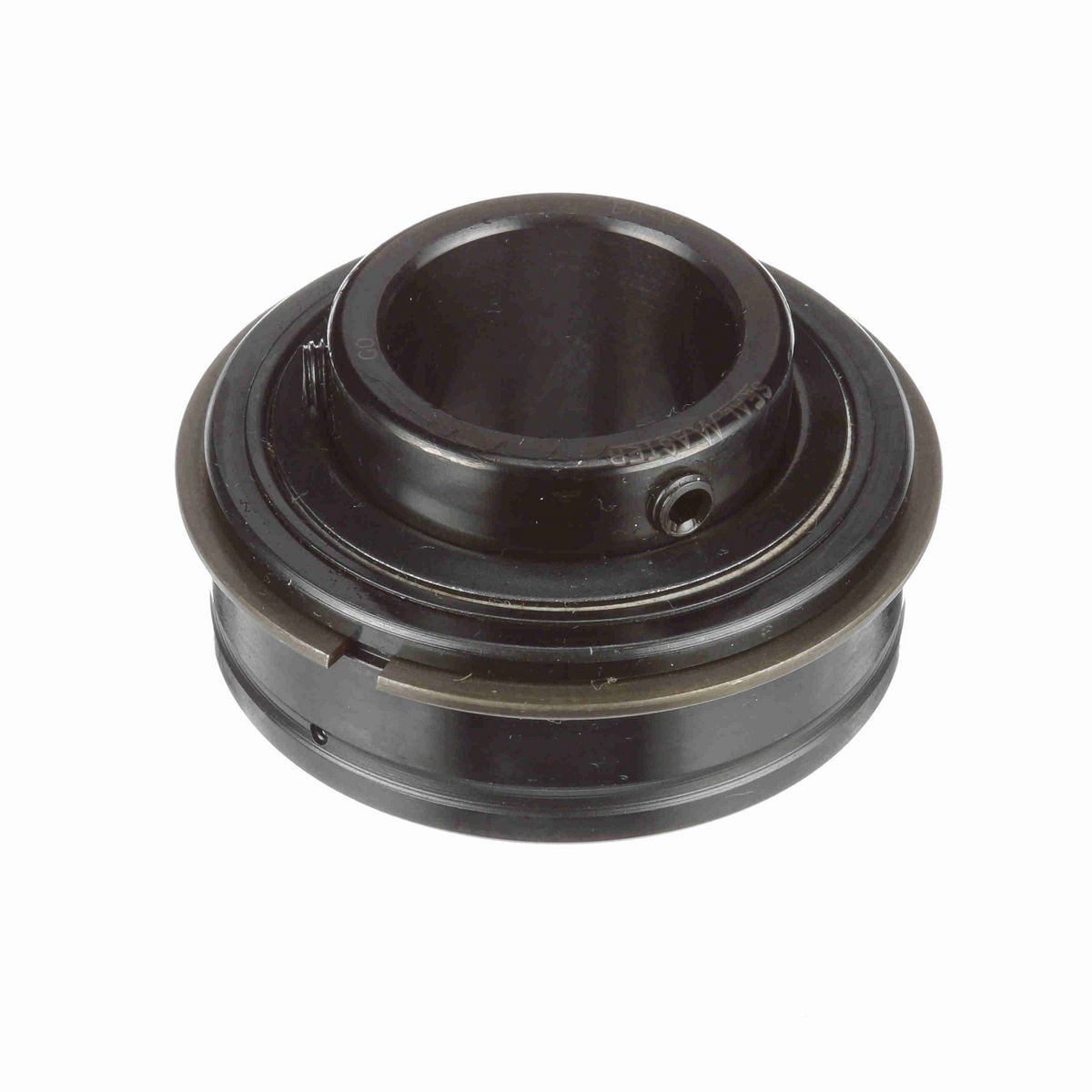 Sealmaster Mounted Insert Only Ball Bearing - 52100 Bearing Steel, Black Oxided - Setscrew Lock - ER-19