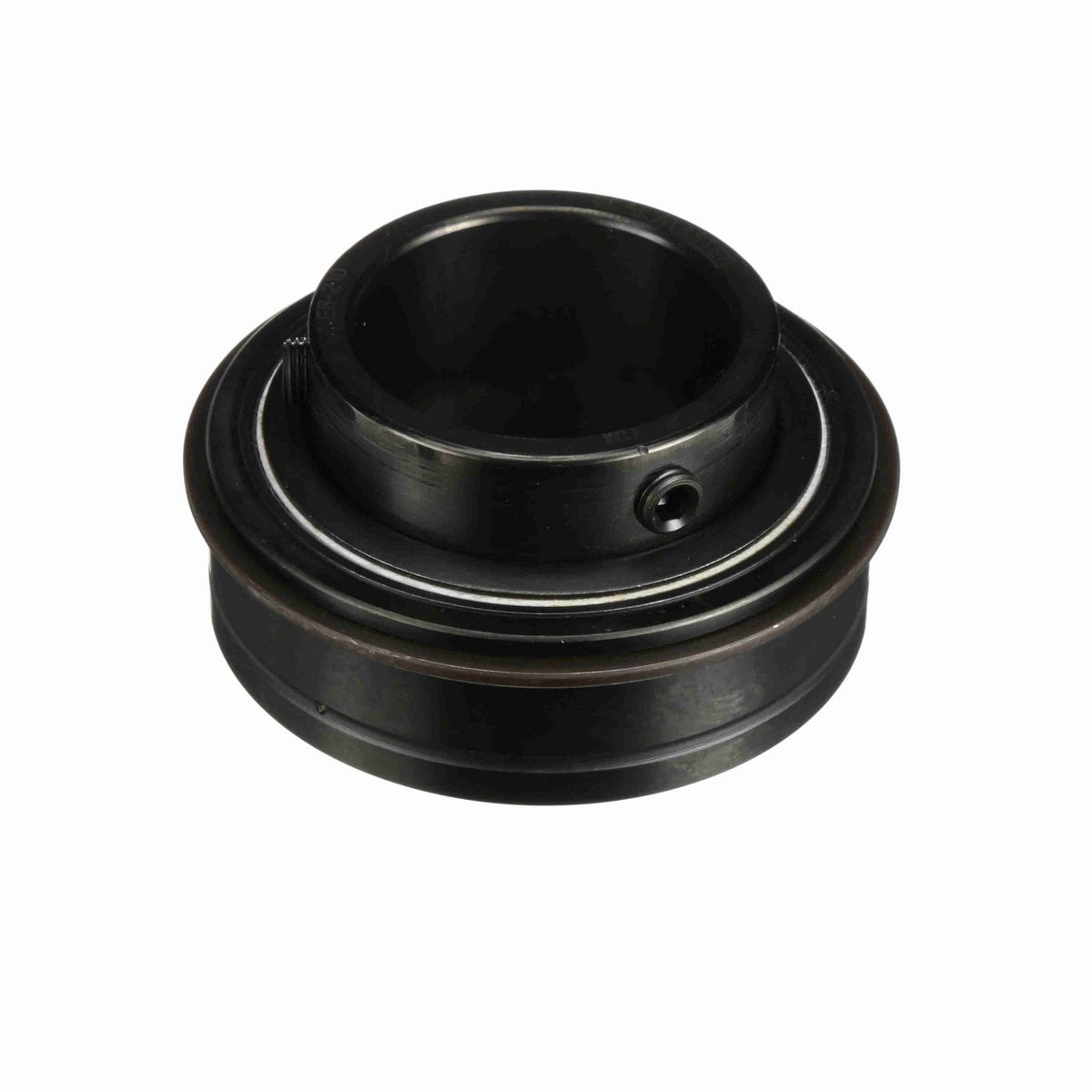 Sealmaster Mounted Insert Only Ball Bearing - 52100 Bearing Steel, Black Oxided - Setscrew Lock - ER-210