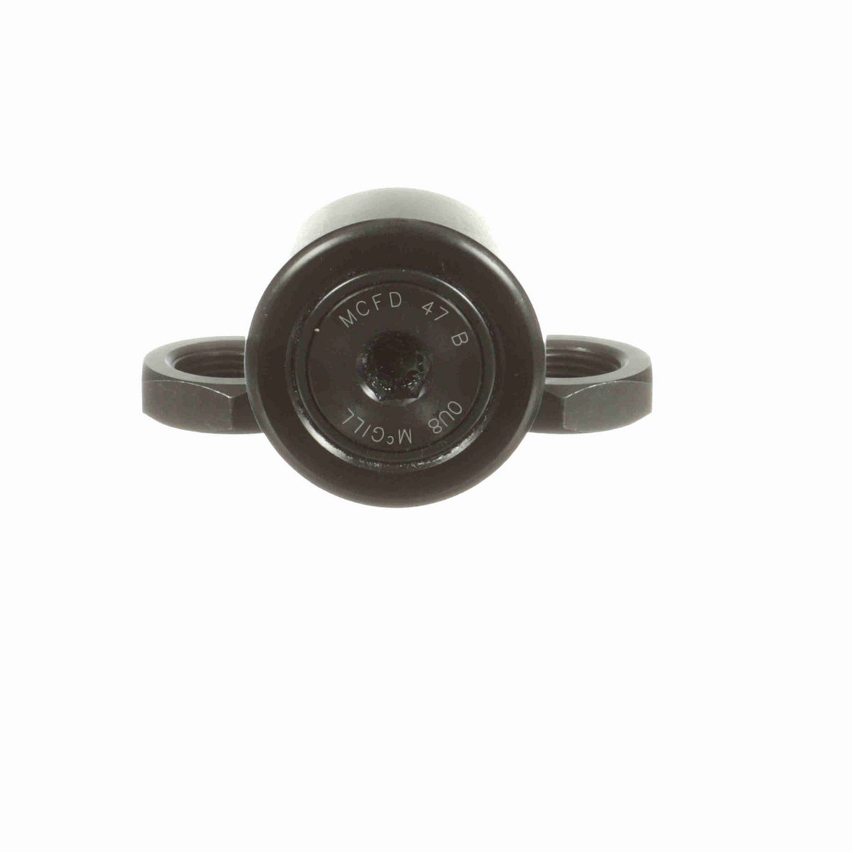 Опорный ролик с цапфой McGill CAMROL MCFD 47 B, бочкообразный, повышенной грузоподъемности, со щитком, с шестигранным отверстием, метрический