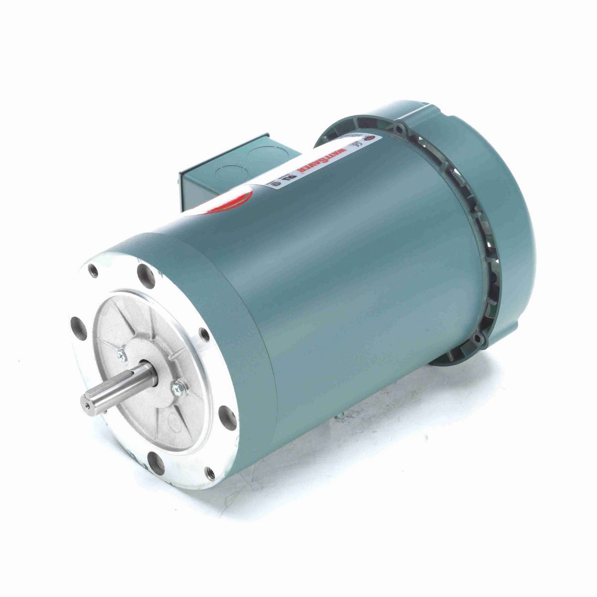 LEESON General Purpose Motor, 1 & 1 HP, 3 Ph, 60 & 50 Hz, 230/460 & 190/380 V, 1200 & 1000 RPM, 56C Frame, TEFC - 116749.00
