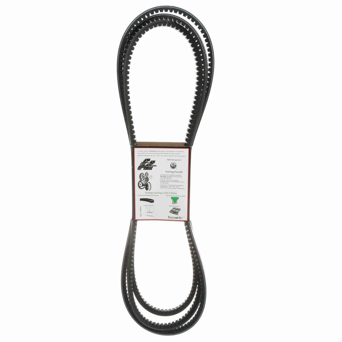 Browning EPDM Notched Belt 98% Efficient - BX173