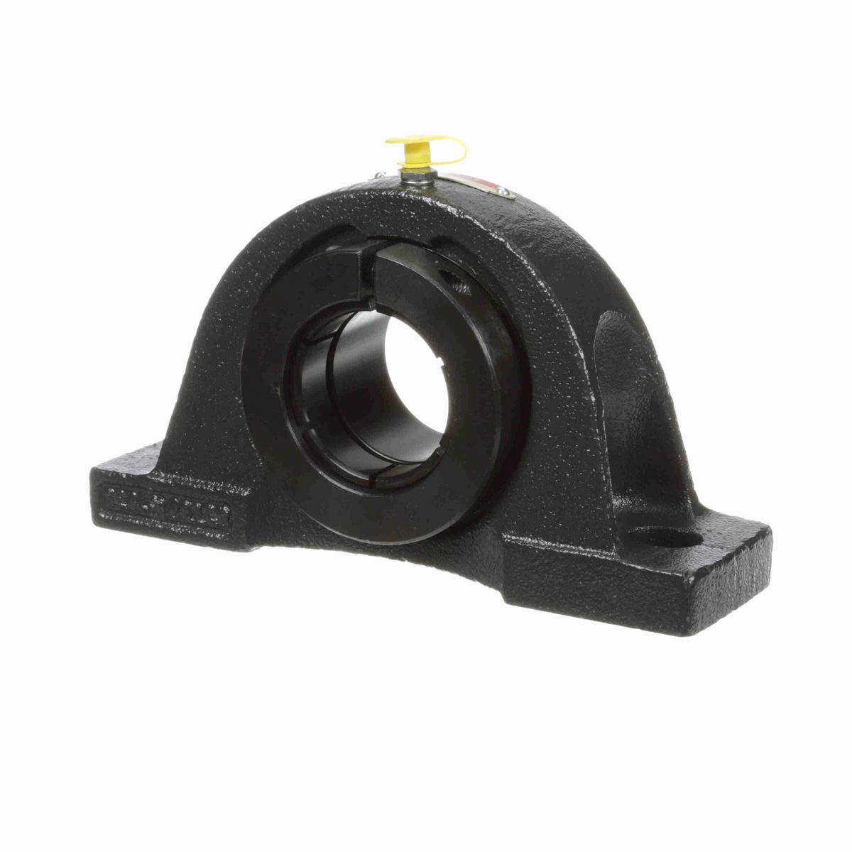 Sealmaster Mounted Cast Iron Two Bolt Pillow Block Ball Bearing - 52100 Bearing Steel, Black Oxided - Concentric Lock - Air Handling Housing Fit, Noise Tested - NP-39TC CXU