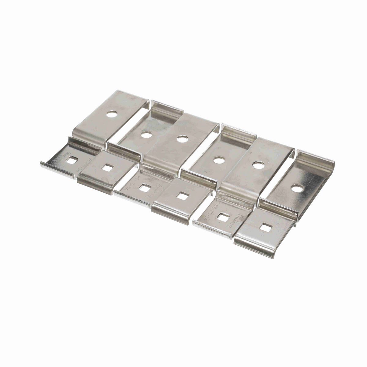 System Plast Double Rail Clamp- Stainless Steel- Square Hole - VG-011-SH