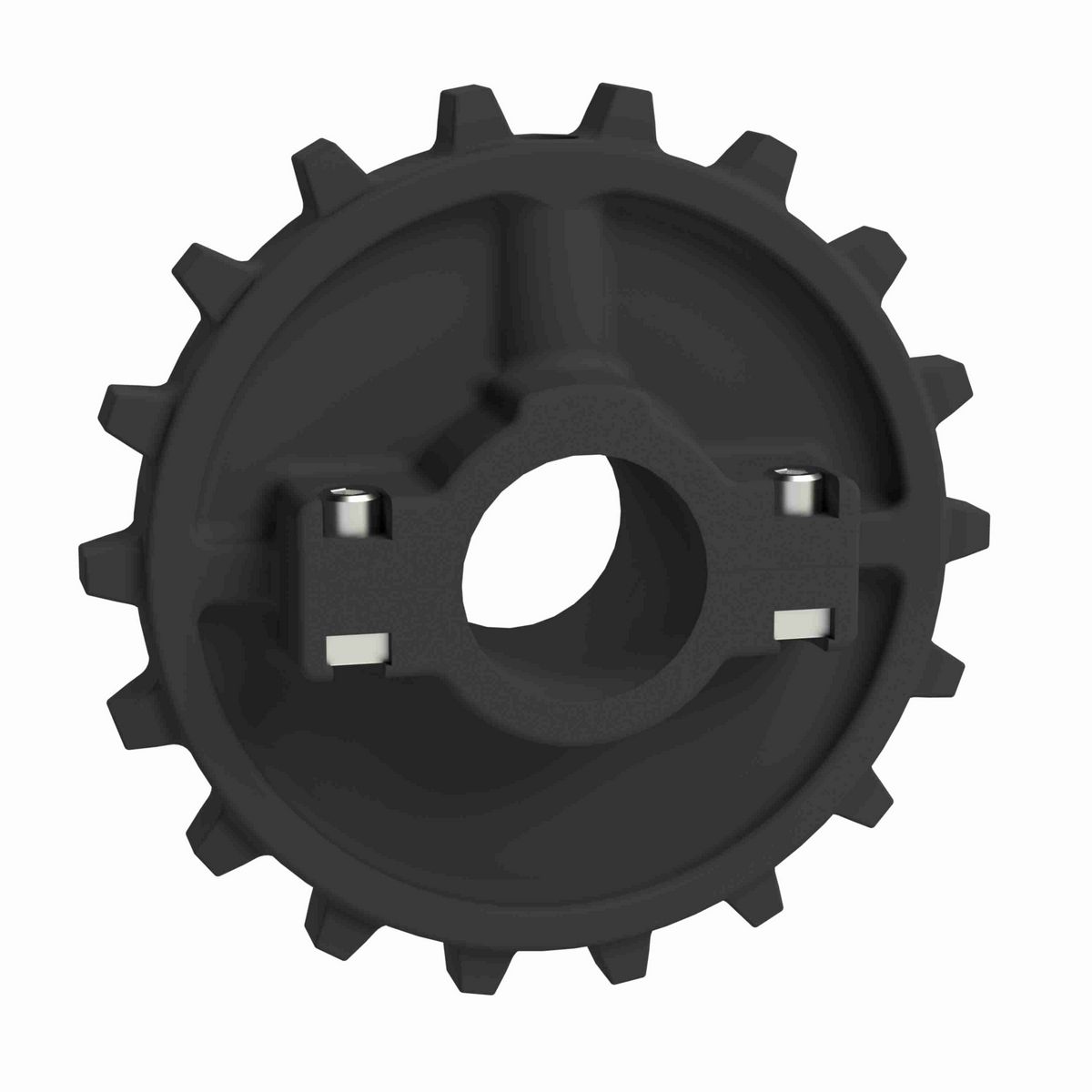 Rexnord 7700 Series Split Molded Nylon Sprocket with 18 Teeth and 1-1/2in Round Idler Bore - 614-60-19