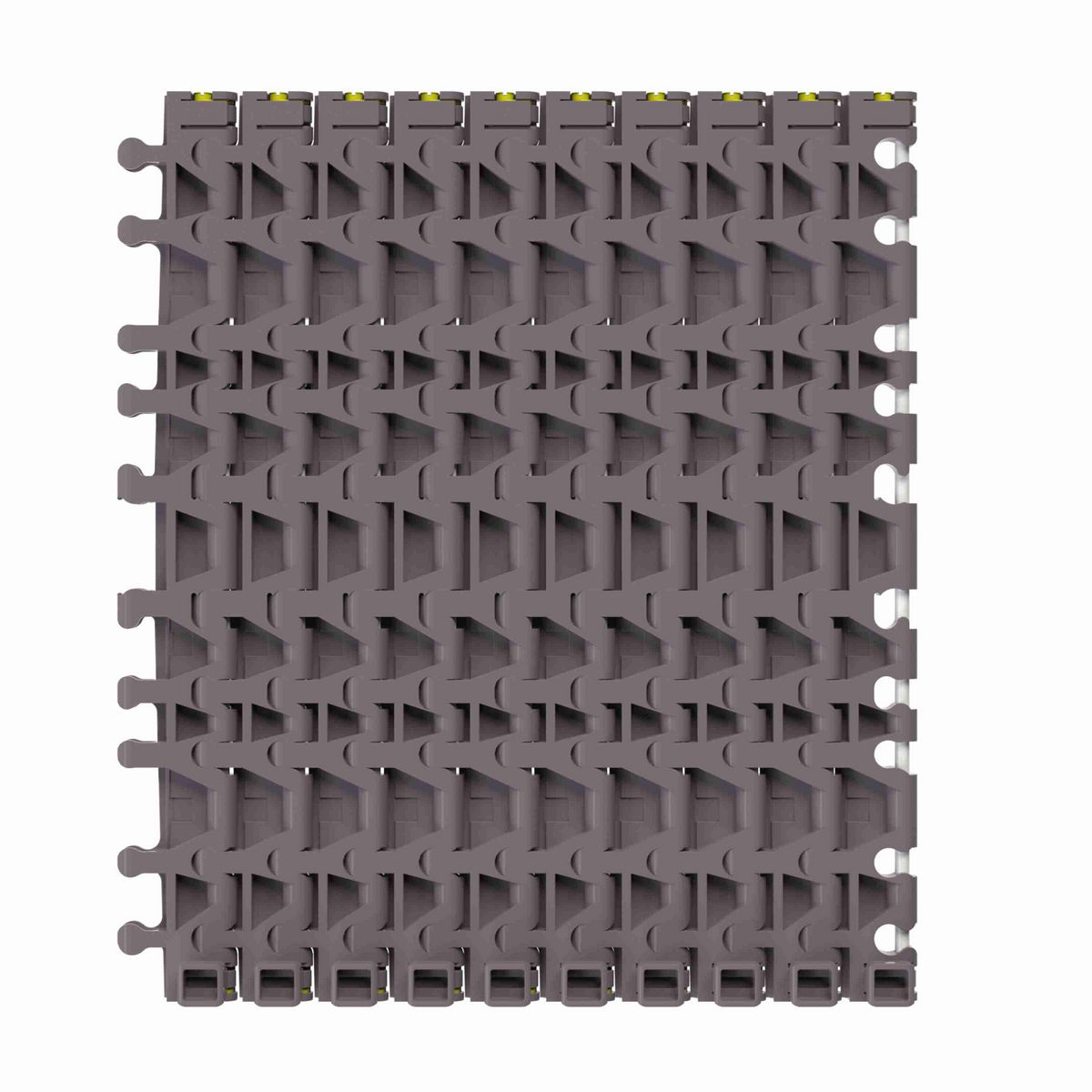 Rexnord 7956GT Side-flexing Flush Grid, Material: Brown High Performance, Width: 15in, Pitch: 1.25in - 10324705