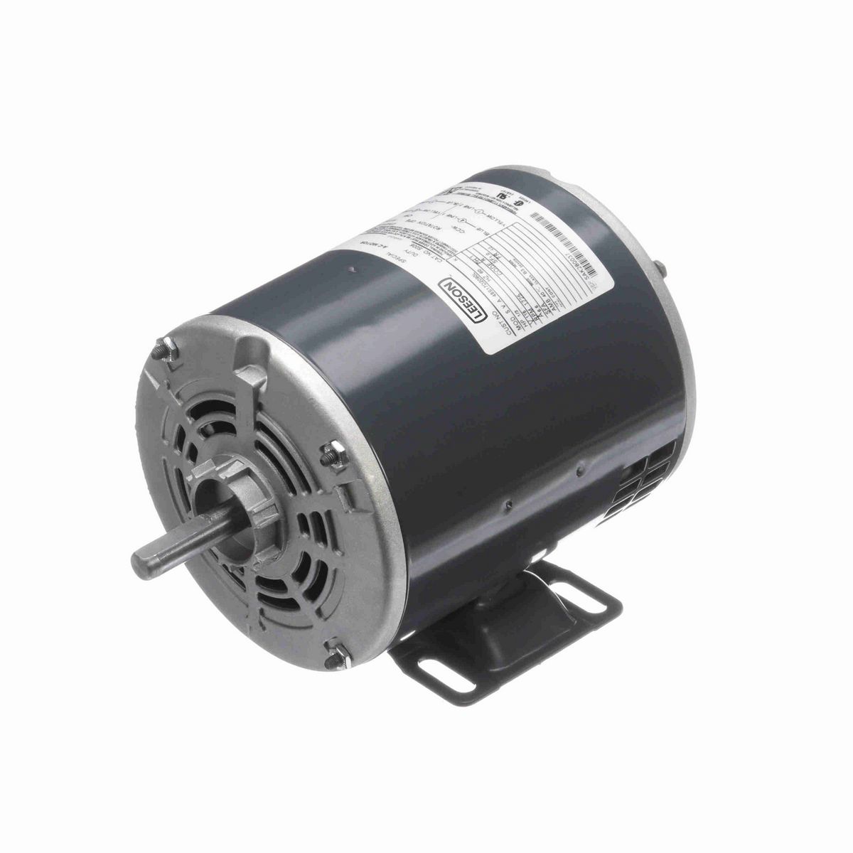 LEESON General Purpose Motor, 0.33 HP, 1 Ph, 60 Hz, 115 V, 1800 RPM, 48 Frame, DP - S006