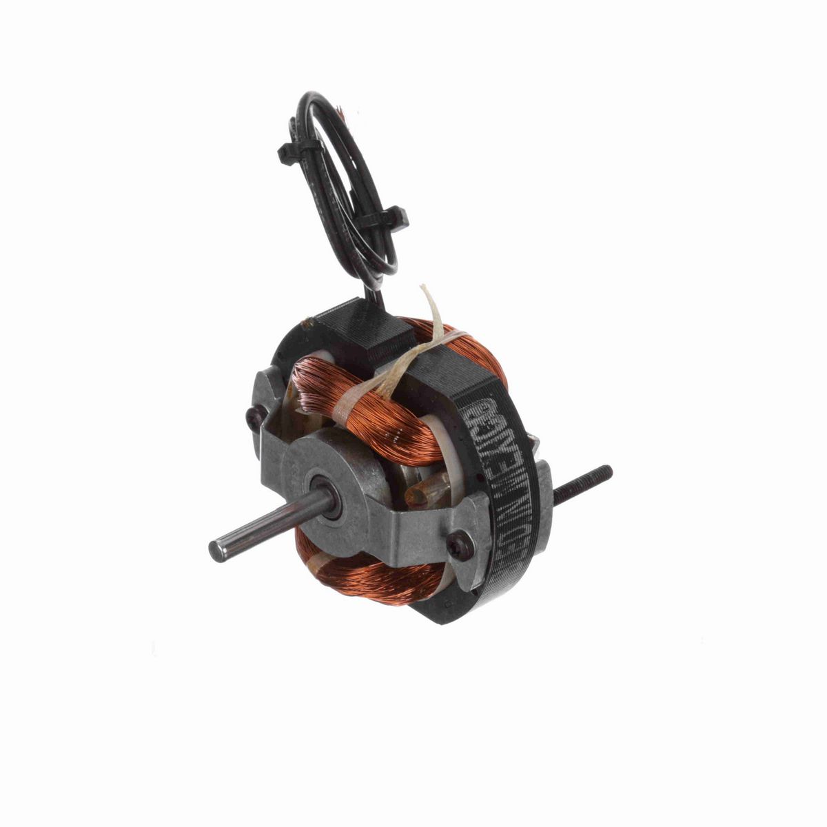 FASCO Fan and Blower Motor, 1/100 HP, 1 Ph, 60 Hz, 115 V, 3000 RPM, 1 Speed, 3.3" Diameter, OPEN - D201