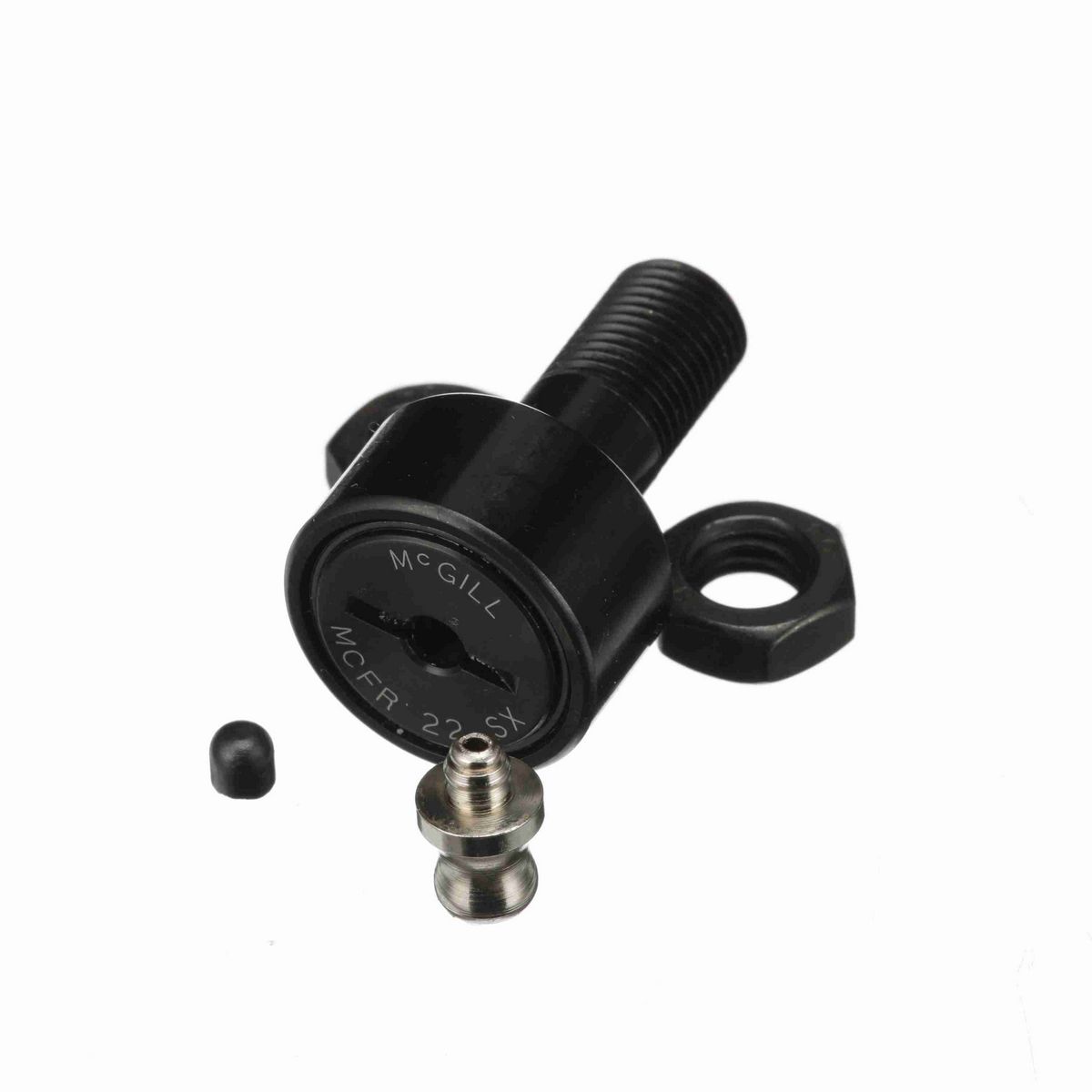 Опорный ролик с цапфой McGill CAMROL MCFRE 22 SX, цилиндрический, с уплотнением, со шлицем под отвёртку, метрический