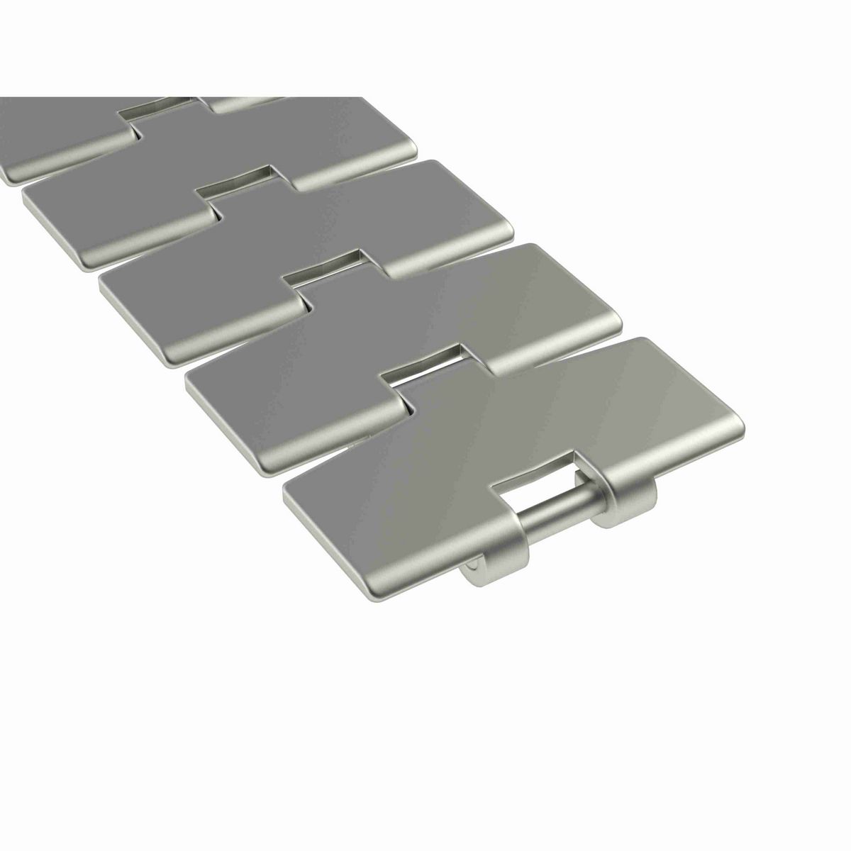 Rexnord 881B Side-flexing Solid Top, Material: Austenitic Stainless Steel, Width: 3.25in, Pitch: 1.5in - 765.32.31