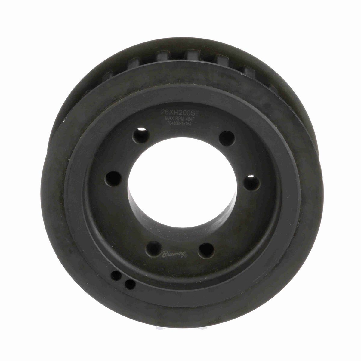 Browning Steel Bushed Bore Gearbelt Pulley - 26XH200SF