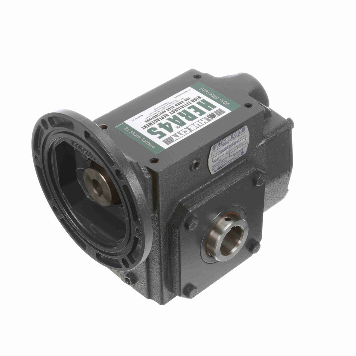 Hub City HERA Gear Reducer HERA Cast Iron Helical-Hypoid Reducer - HERA45ES 15.60 56C 1.250