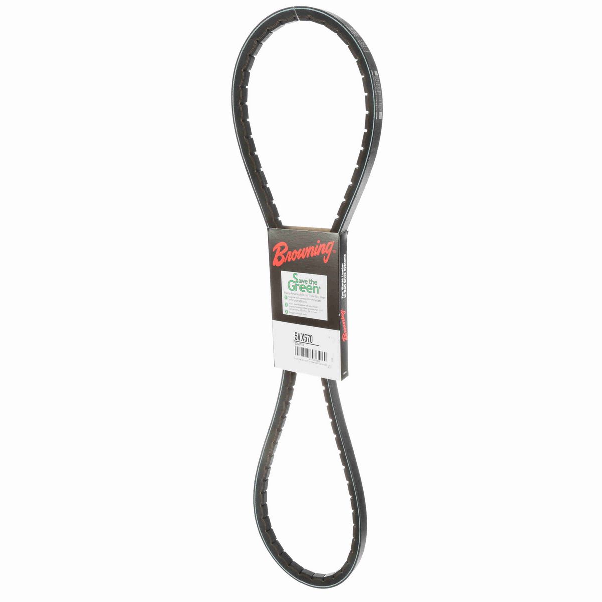 Browning EPDM Notched Belt 98% Efficient - 5VX570