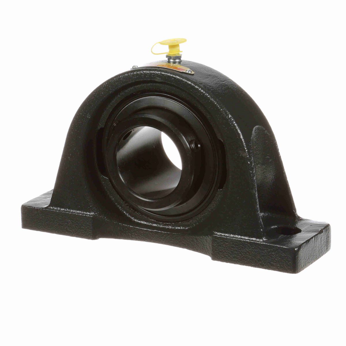 Sealmaster Mounted Cast Iron Two Bolt Pillow Block Ball Bearing - 52100 Bearing Steel, Black Oxided - Double Setscrew Lock - NPD-32