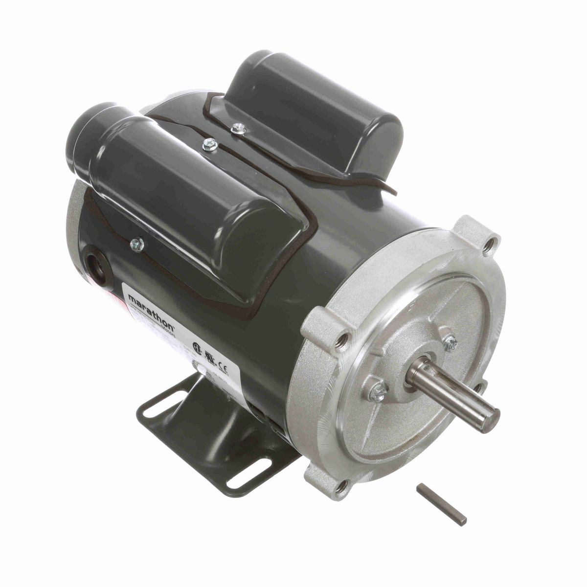 LEESON General Purpose Motor, 0.33 & 0.33 HP, 1 Ph, 60 & 50 Hz, 120/240 & 120/240 V, 1800 & 1500 RPM, 56C Frame, DP - E250A