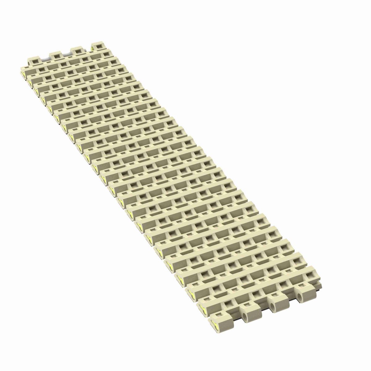 Rexnord 1505 RubberTop® Straight Running RubberTop®, Material: Beige High Temperature, Width: 3in, Pitch: 15mm - HTF1505-3