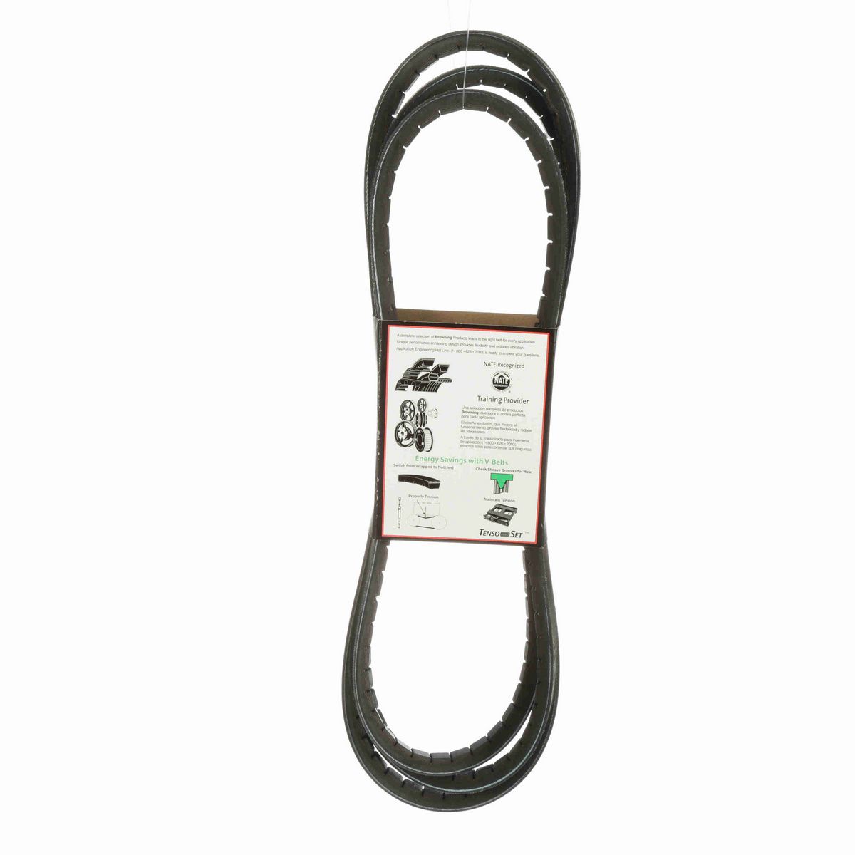 Browning EPDM Notched Belt 98% Efficient - 5VX1400