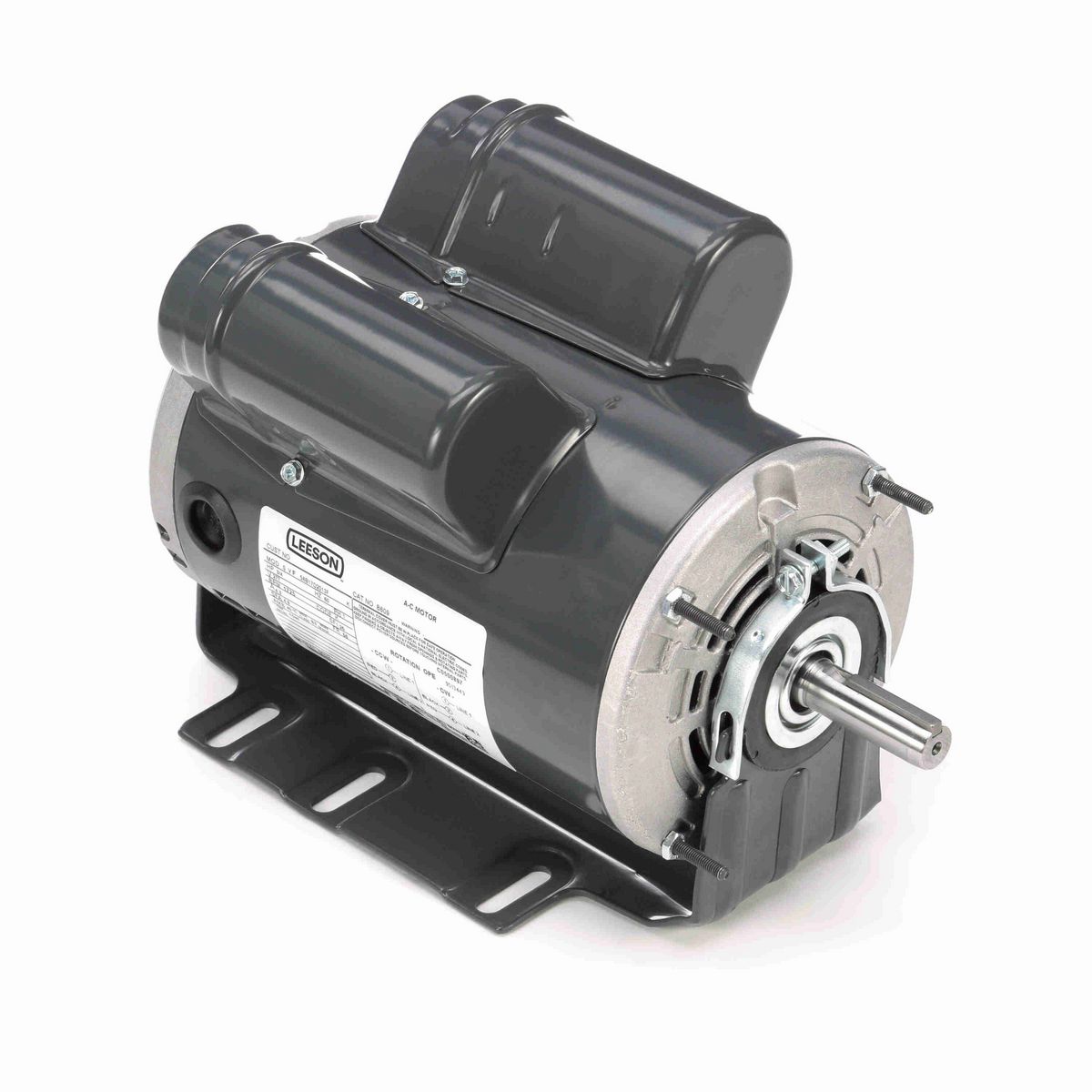 LEESON Fan and Blower Motor, 0.75 HP, 1 Ph, 60 Hz, 277 V, 1800 RPM, 56 Frame, DP - B609