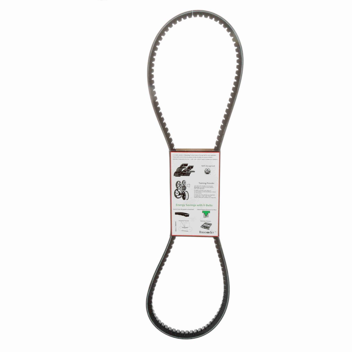 Browning EPDM Notched Belt 98% Efficient - BX50