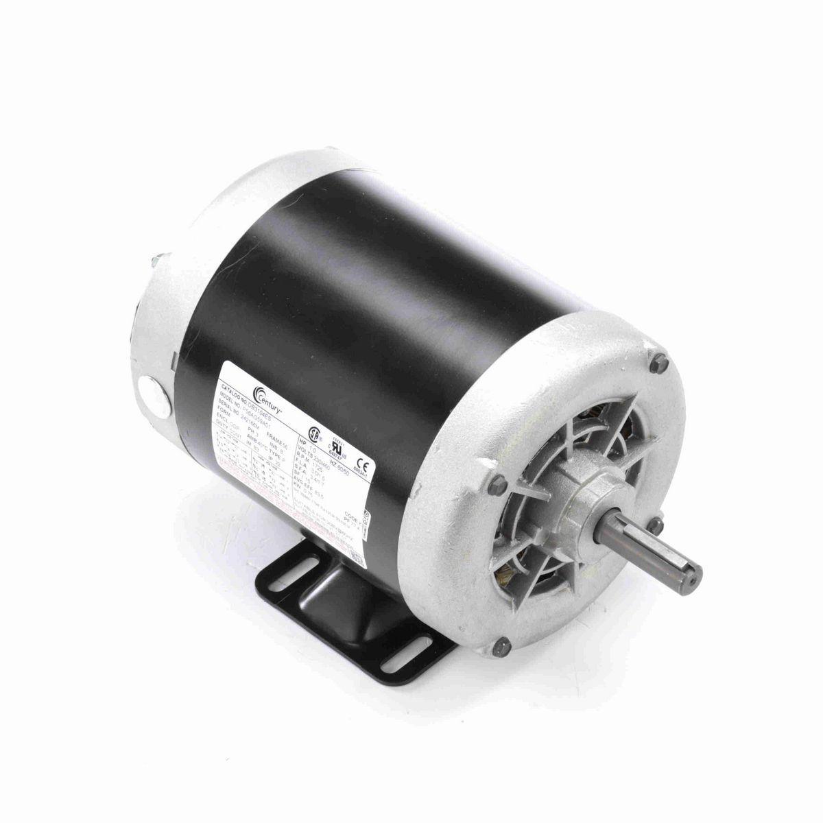 Century General Purpose Motor, 1.0 HP, 3 Ph, 60 Hz, 230/460 V, 1800 RPM, 56 Frame, ODP - OB3104ES
