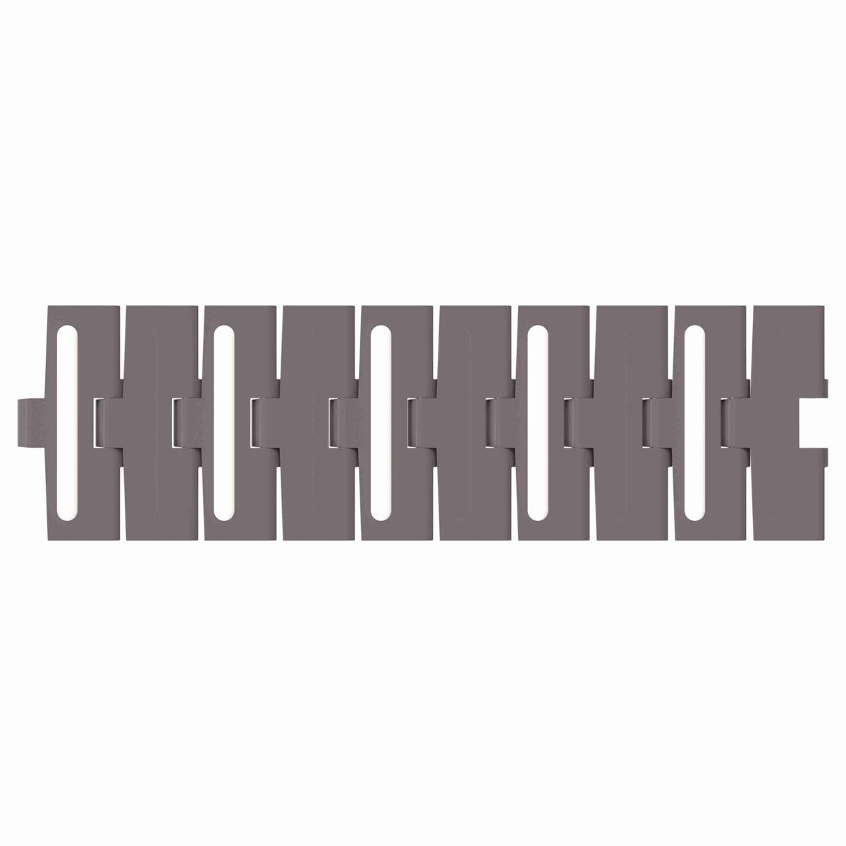 Rexnord 880TAB RubberTop® Side-flexing RubberTop®, Material: Brown High Performance, Width: 4.5in, Pitch: 1.5in - 81415982