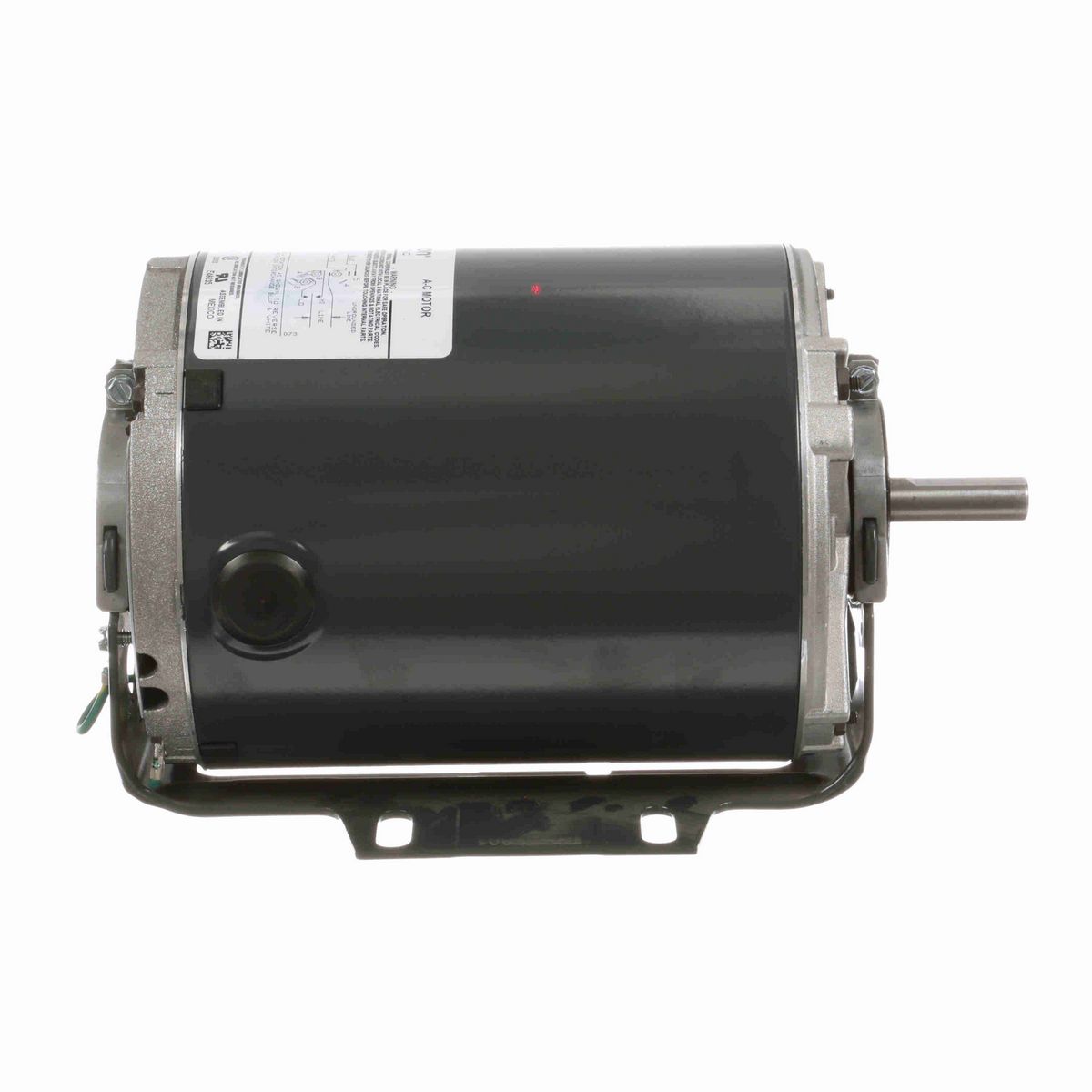 LEESON Fan and Blower Motor, 1/6-1/18 HP, 1 Ph, 60 Hz, 115 V, 1800 RPM, 48 Frame, DP - 4322