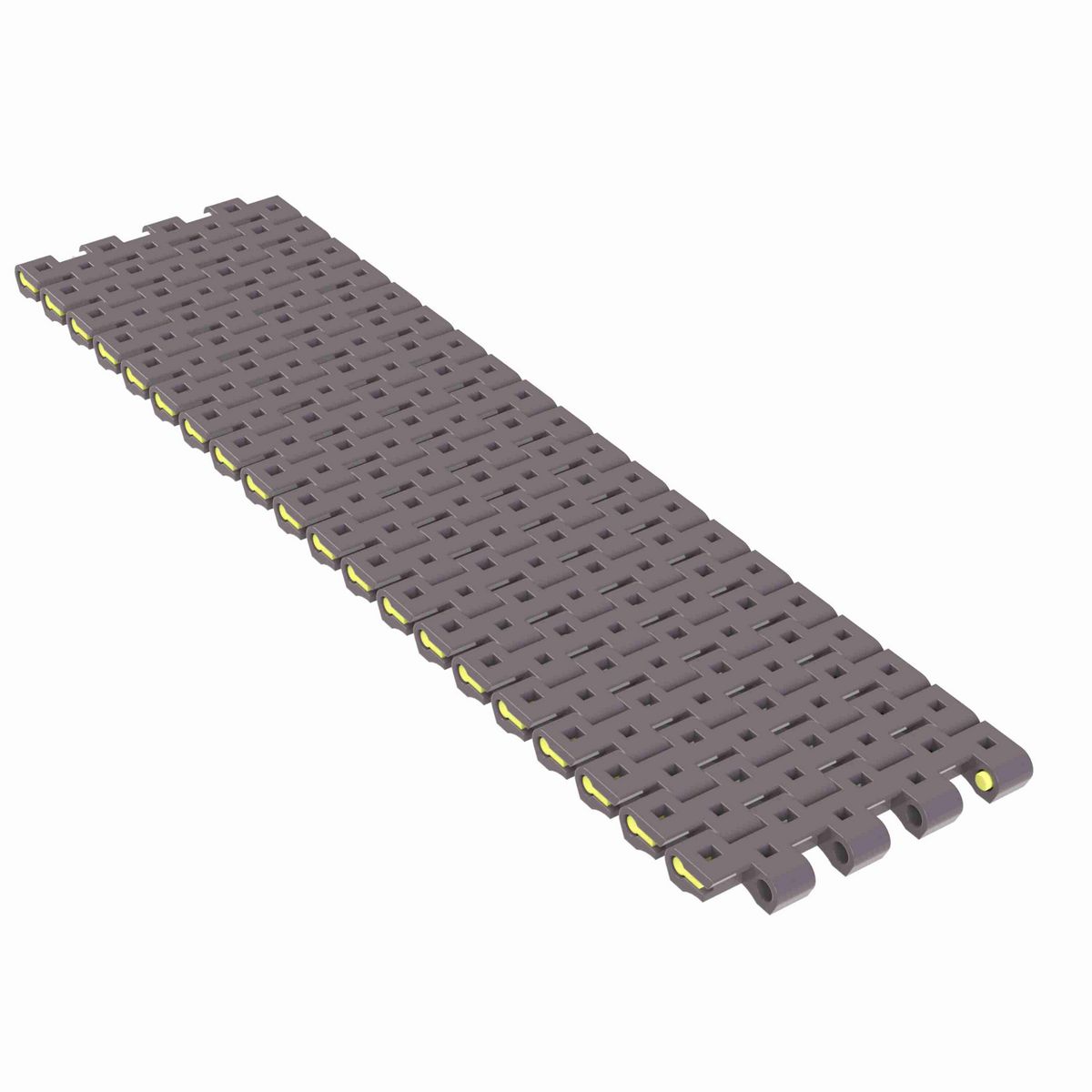 Rexnord 1506 Straight Running Flush Grid, Material: Brown High Performance, Width: 3in, Pitch: 15mm - HP1506-3