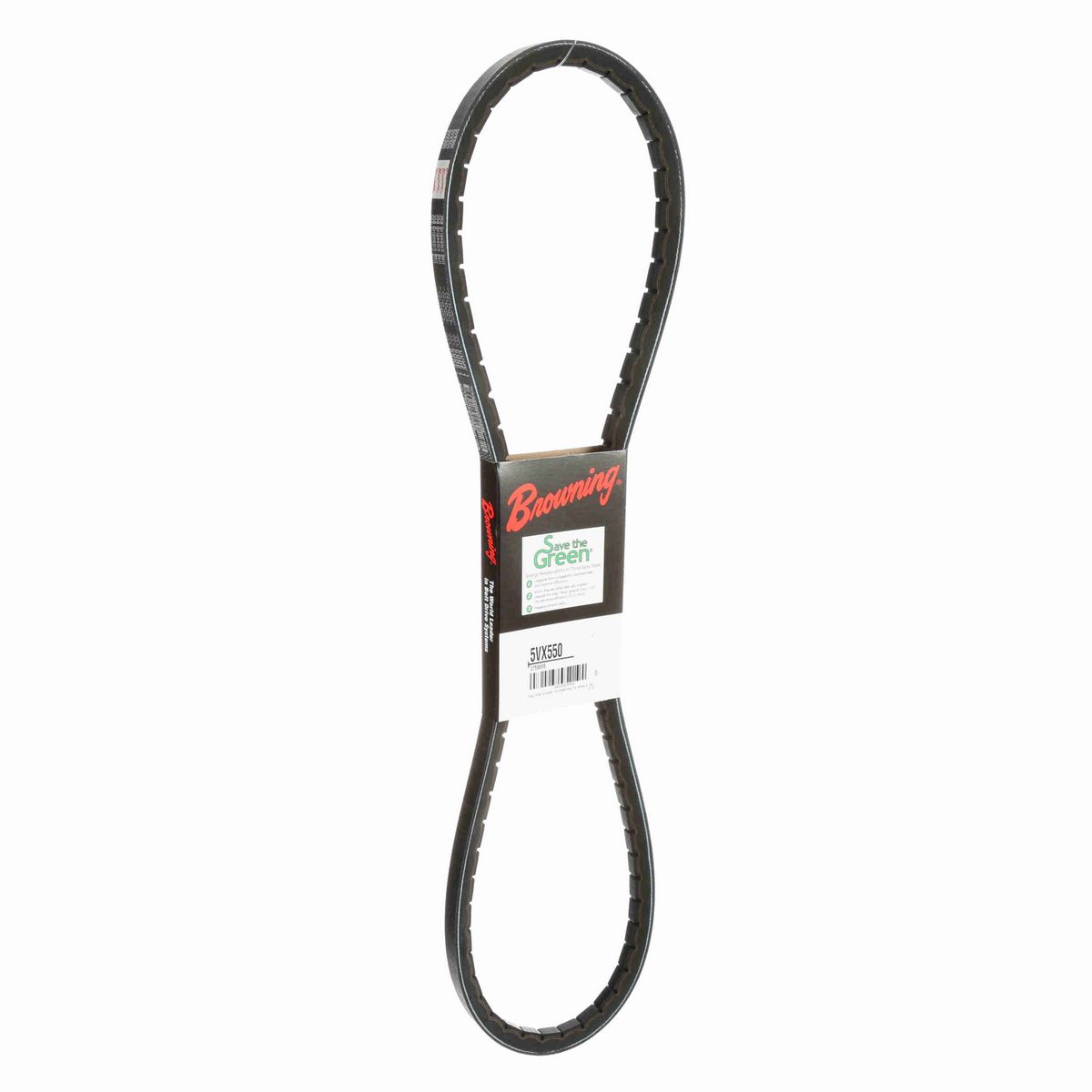 Browning EPDM Notched Belt 98% Efficient - 5VX550