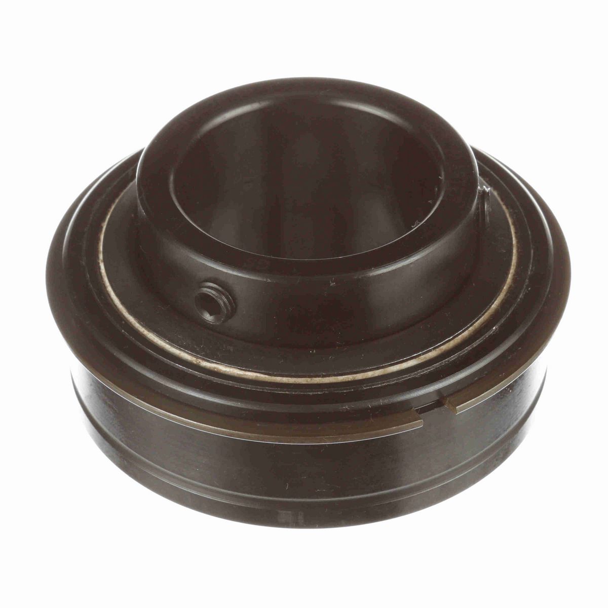 Sealmaster Mounted Insert Only Ball Bearing - 52100 Bearing Steel, Black Oxided - Setscrew Lock - High Temperature - ERX-28 HI