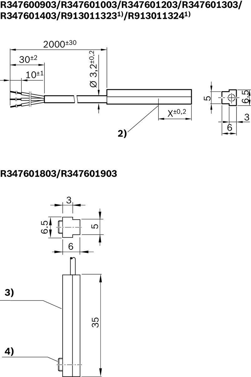 Датчик магнитного поля Bosch Rexroth HALL NPN-NO H 15080 & [R347601403]