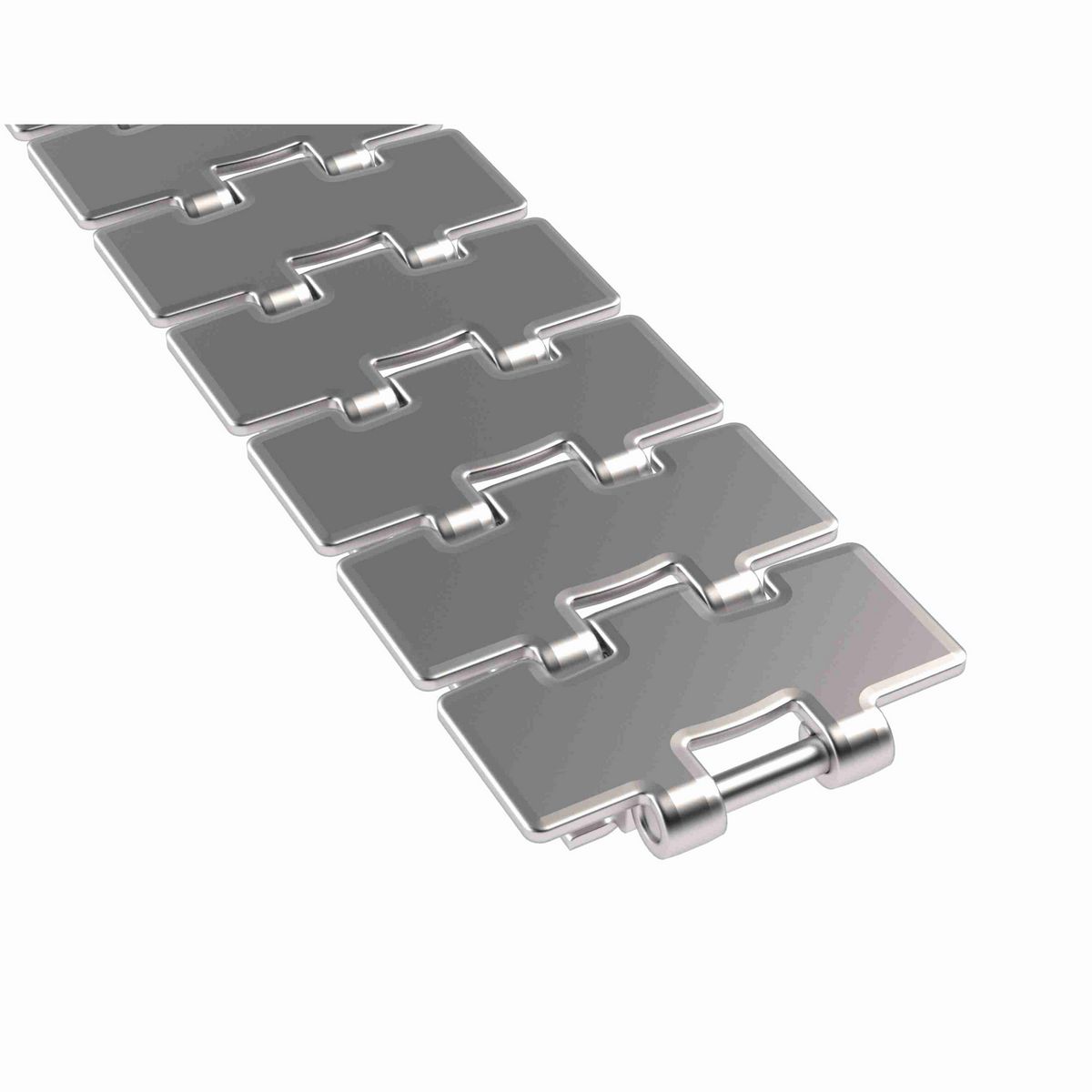 Rexnord 8811TAB BO Side-flexing Solid Top Tight Radius, Material: 0, Width: 3.25in, Pitch: 1.5in - 10375072