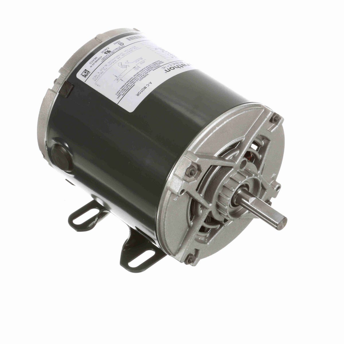 LEESON General Purpose Motor, 0.25 HP, 1 Ph, 60 Hz, 115 V, 1800 RPM, 48 Frame, DP - 4351