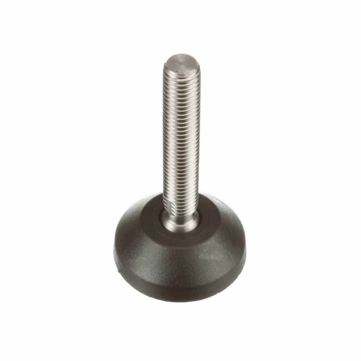 System Plast Articulating Plastic Leveler; Series: VG-501, Base Diameter: 2.38, Spindle Length: 2.64-in, Thread: 5/8-11 - VG-501-01-S58-L3