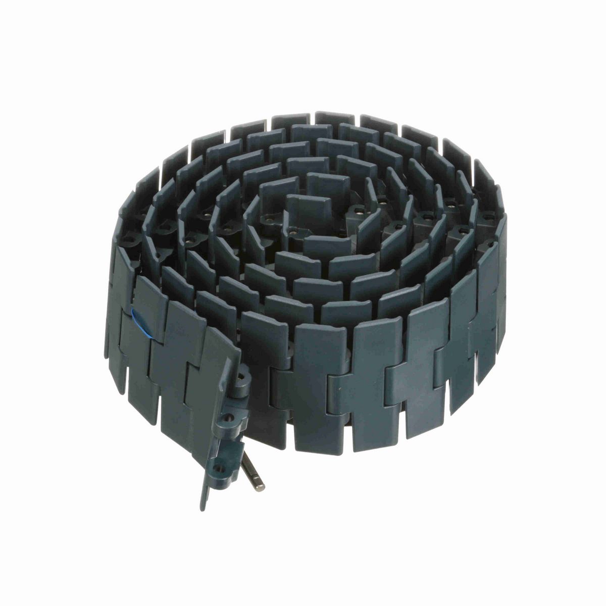 System Plast 882B Side-flexing Solid Top, Material: NG evo (Gray Blue), Width: 4.5in, Pitch: 1.5in - NGE882-K450