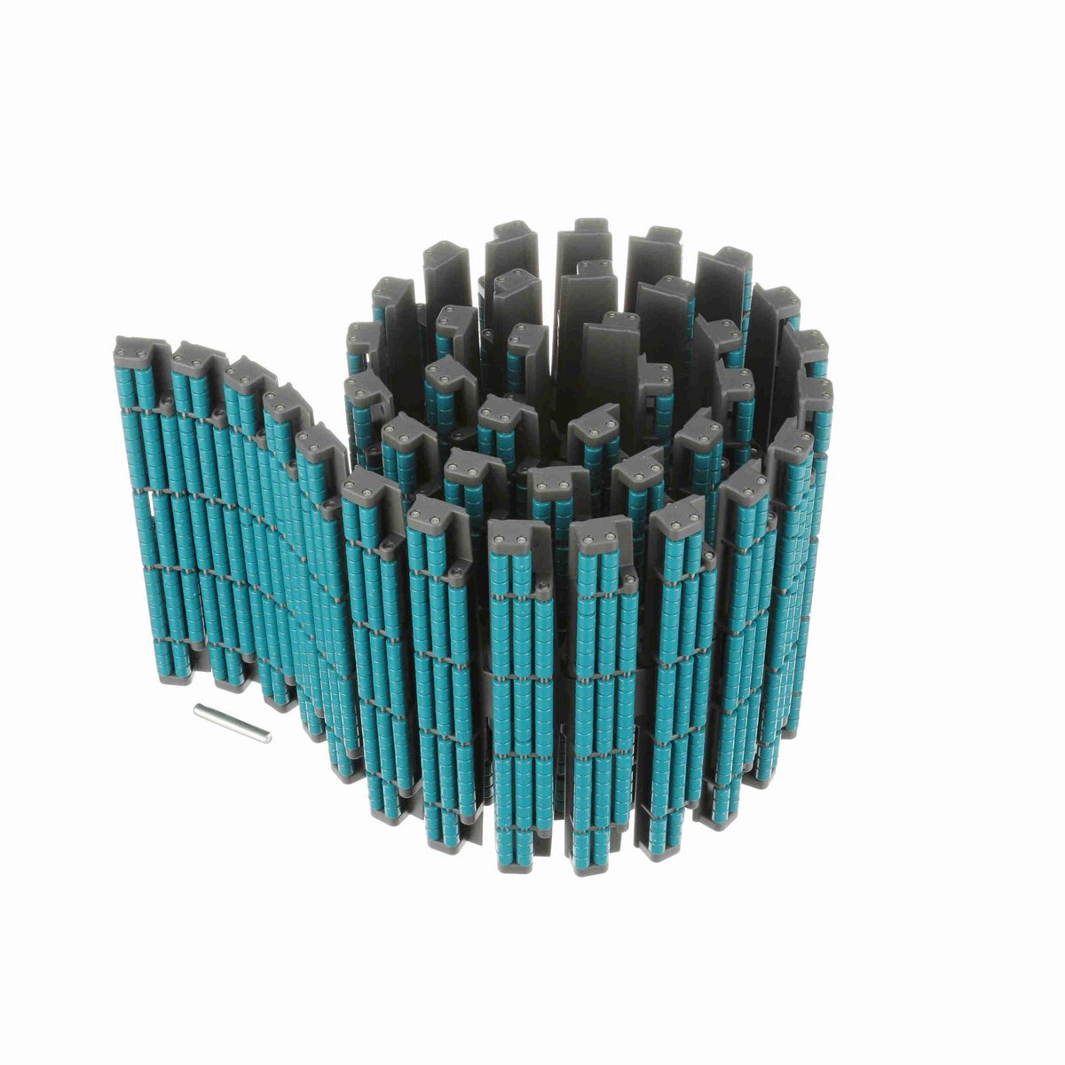 System Plast 882TAB LBP Side-flexing Low Backline Pressure, Material: Gray Low Friction, Width: 10in, Pitch: 1.5in - LFG882LBP-TAB-K1000