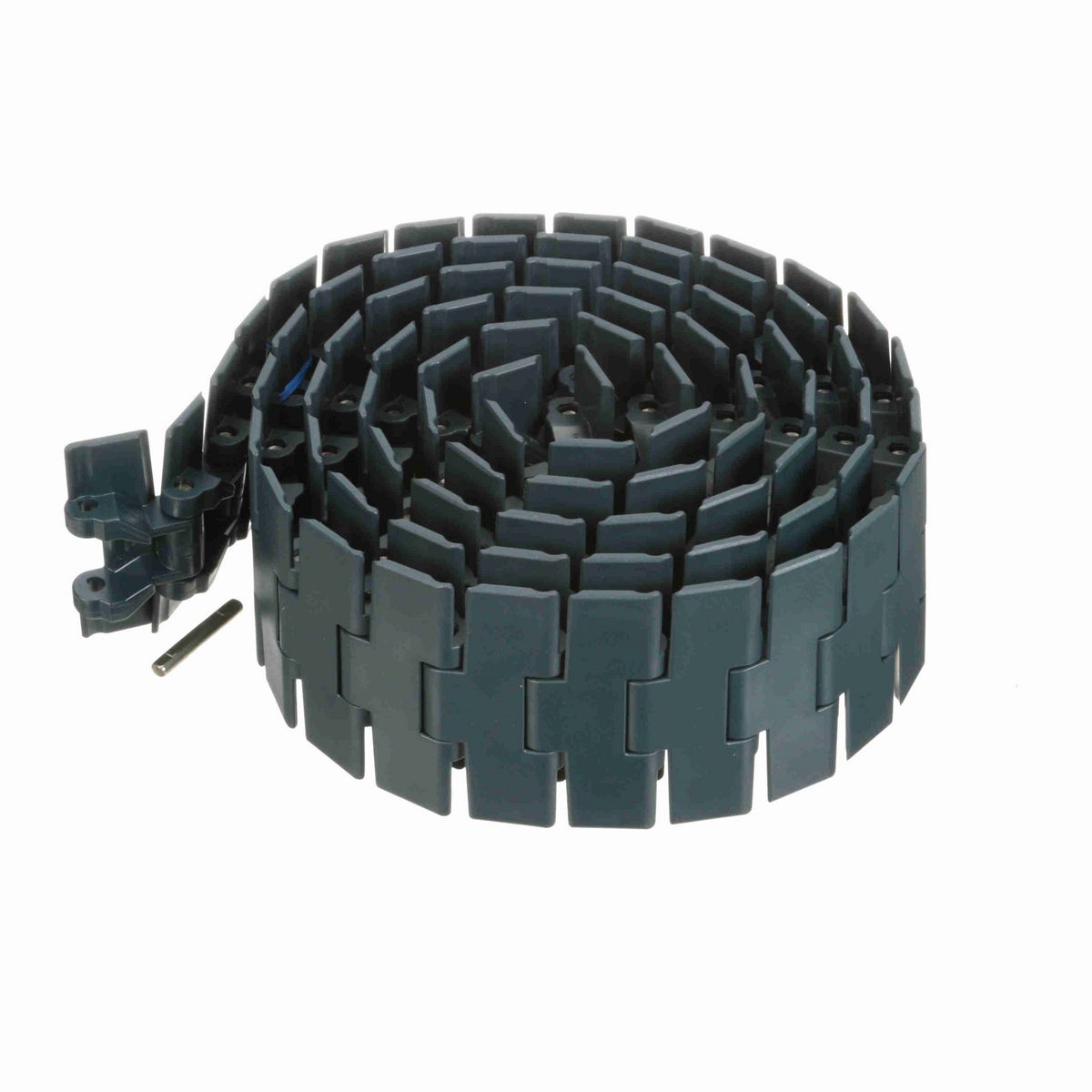 System Plast 882B Side-flexing Solid Top, Material: NG evo (Gray Blue), Width: 4.5in, Pitch: 1.5in - NGE882-K450