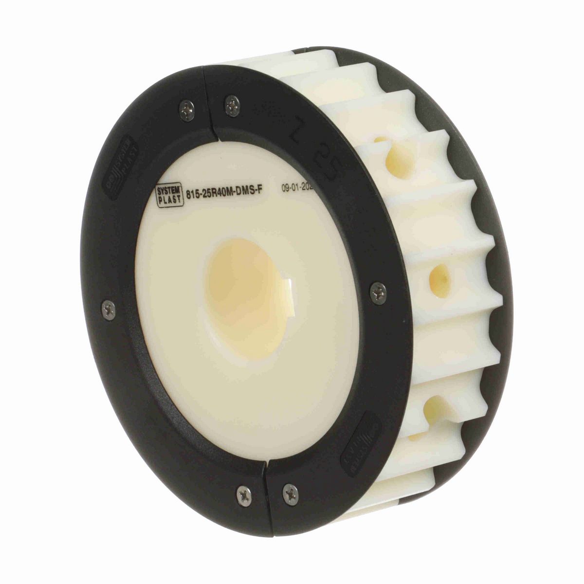 System Plast 815 Series Split Machined Sprocket with 25 Teeth and a 40mm Round Shaft-Ready Bore - 815-25R40M-DMS-F