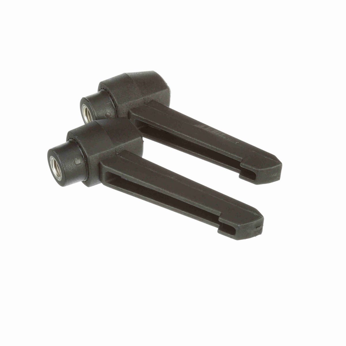 System Plast Ratchet Handle (Female); Thread: M10 x 1.5, Handle Length: 3.13-in, Color: Black - RH-30-BK-FSM10