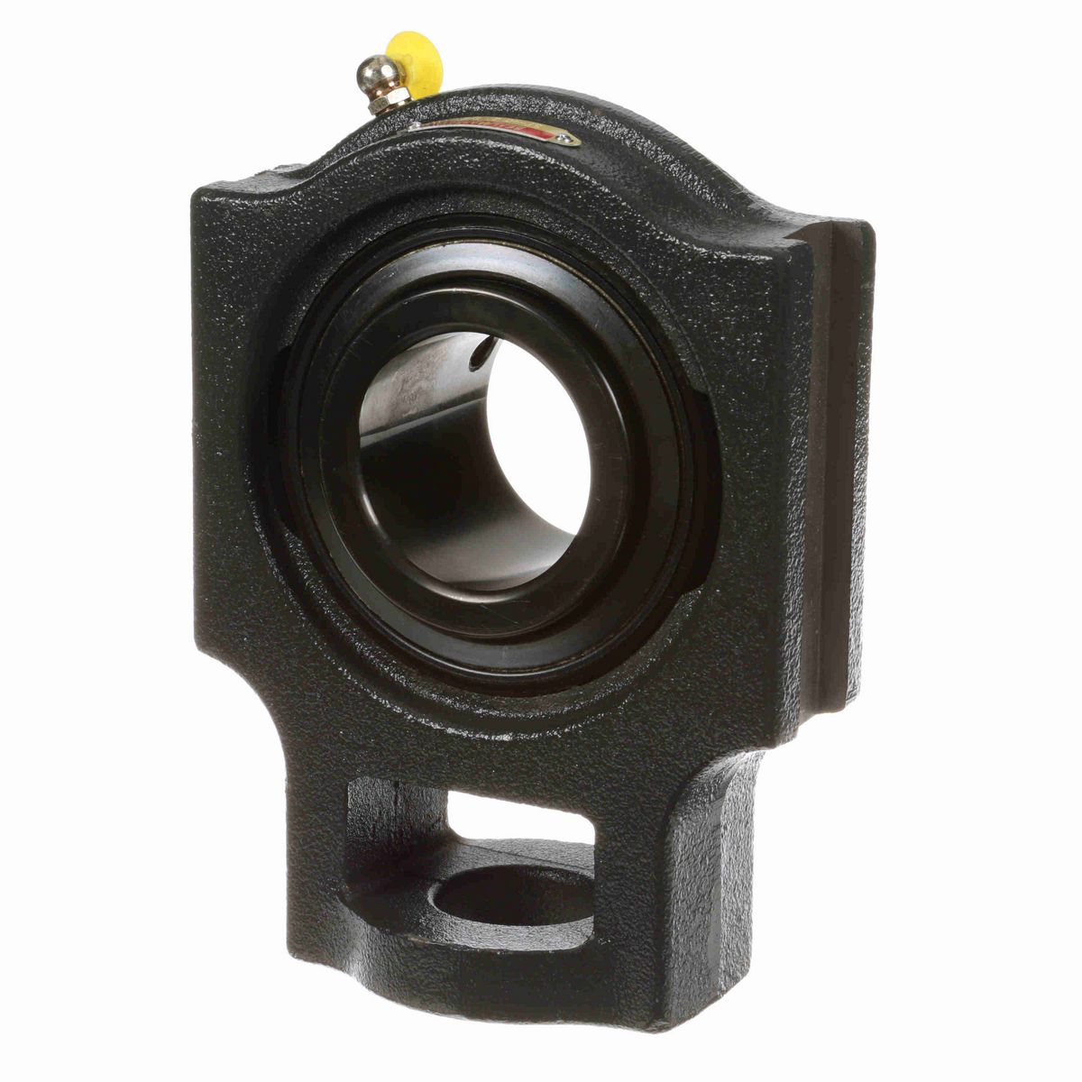 Sealmaster Mounted Cast Iron Wide Slot Take Up Ball Bearing - 52100 Bearing Steel, Black Oxided - Setscrew Lock - ST-40