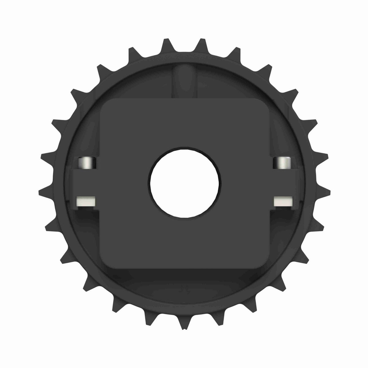Rexnord 8500 Series Split Molded Nylon Sprocket with 25 Teeth and 40mm Round Idler Bore - 614-192-4