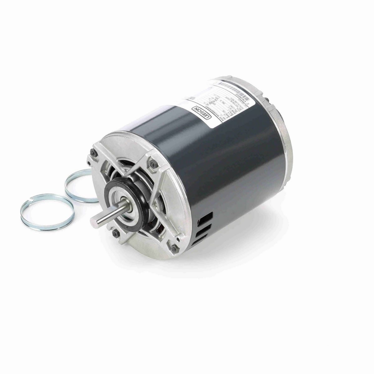 LEESON Fan and Blower Motor, 0.33 HP, 1 Ph, 60 Hz, 115 V, 1800 RPM, 48Y Frame, DP - 4731