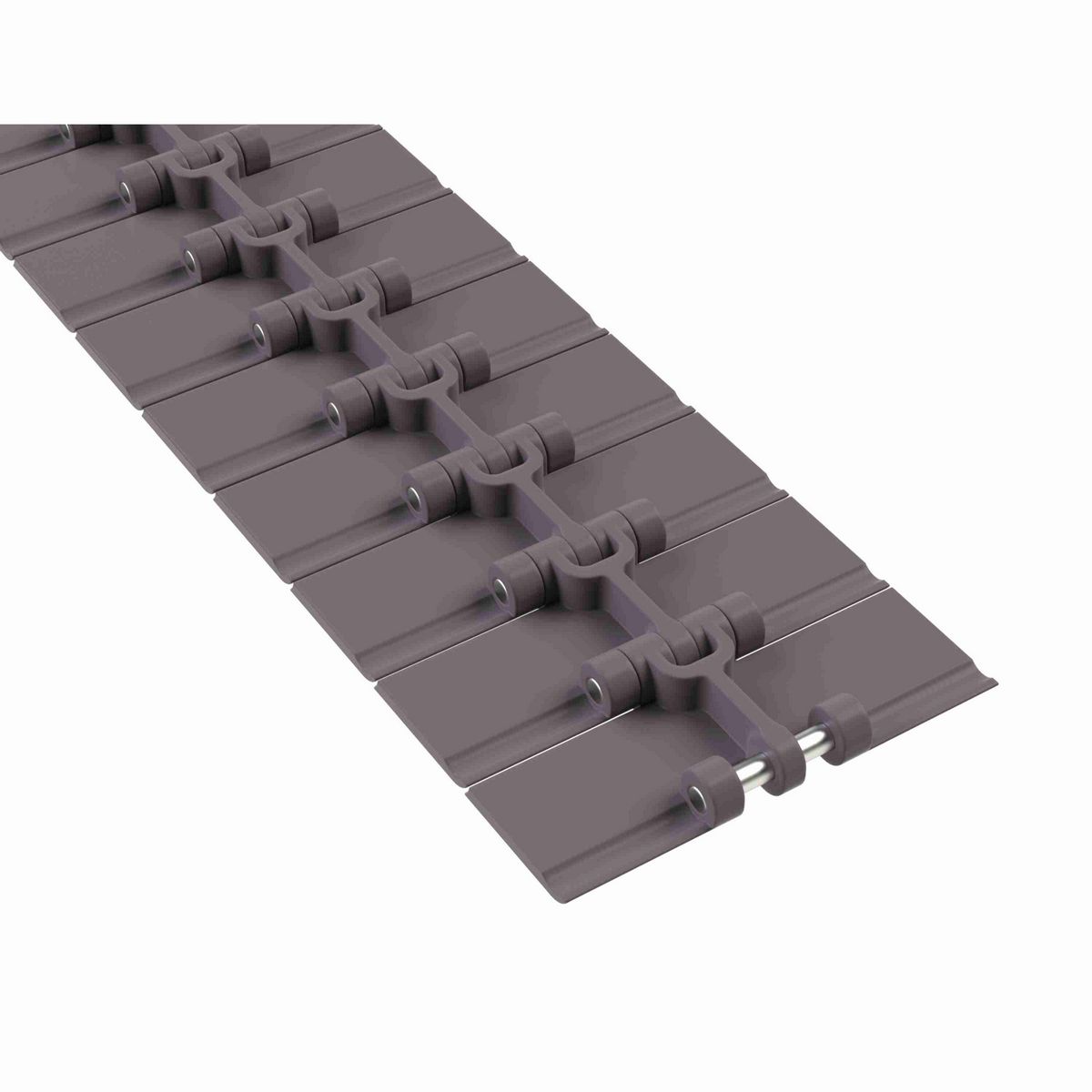 Rexnord 820 RubberTop Straight Running RubberTop®, Material: Brown High Performance, Width: 4.5in, Pitch: 1.5in - 81416212