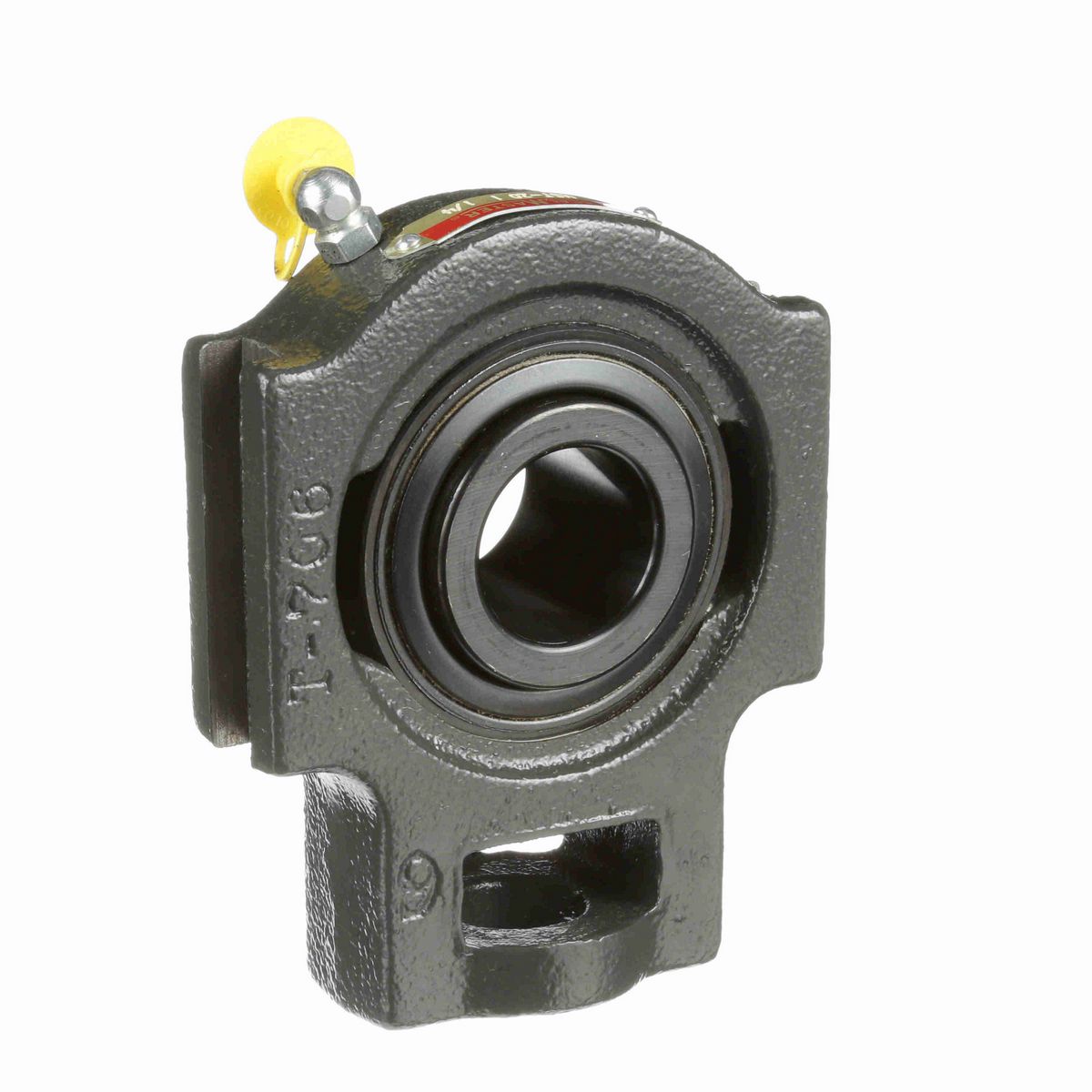 Sealmaster Mounted Cast Iron Wide Slot Take Up Ball Bearing - 52100 Bearing Steel, Black Oxided - Setscrew Lock - MST-20