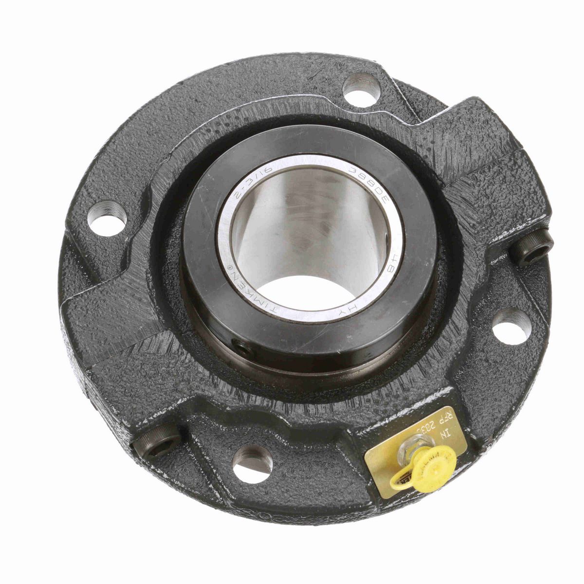 Sealmaster Mounted Cast Iron Piloted Flange Tapered Roller - 52100 Bearing Steel - Double Collar Mount Lock - RFP 203C