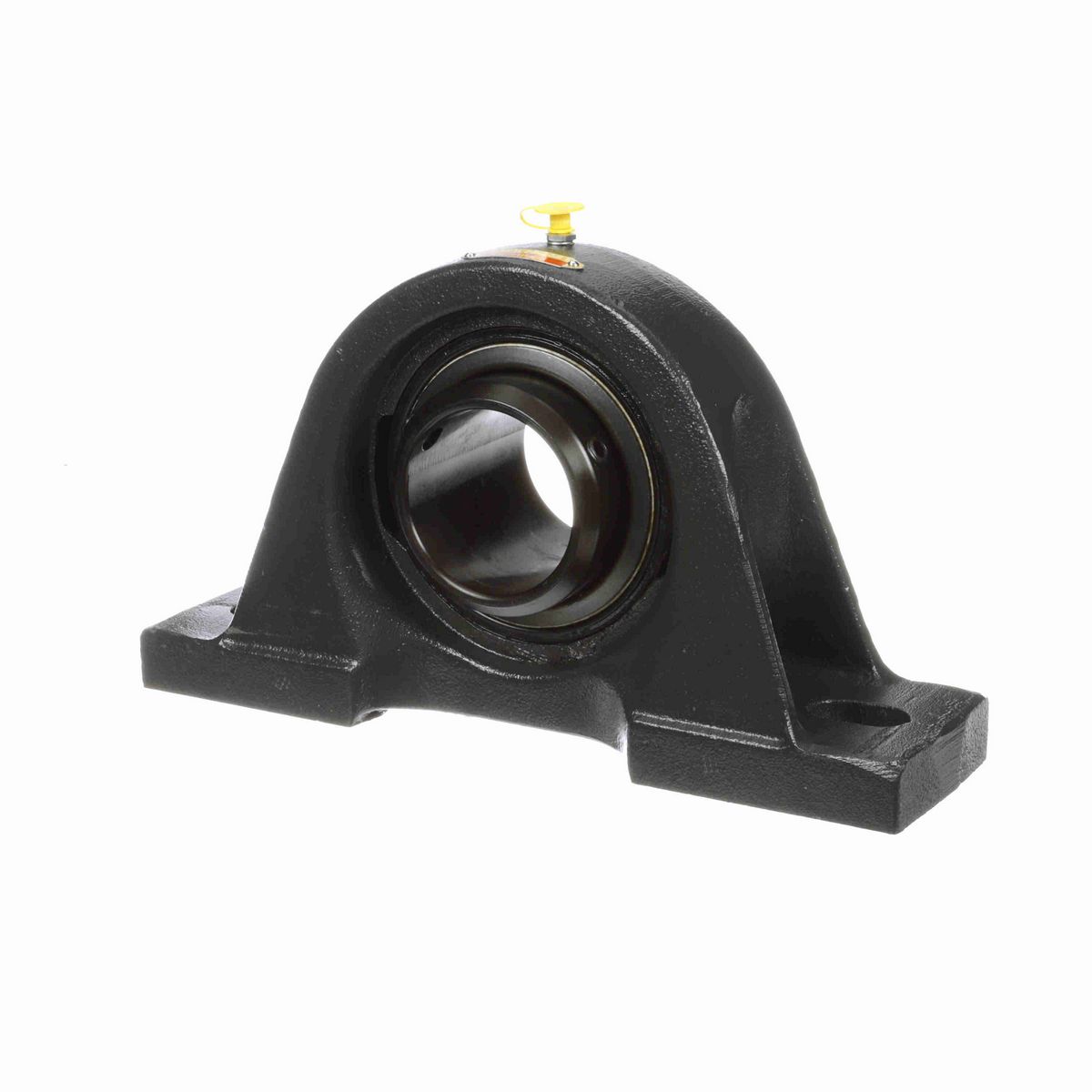 Sealmaster Mounted Cast Iron Two Bolt Pillow Block Ball Bearing - 52100 Bearing Steel, Black Oxided - Double Setscrew Lock - SPD-43