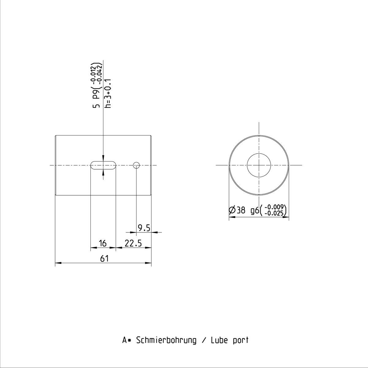Одинарная цилиндрическая гайка Bosch Rexroth ZEM-E-K 16X16RX3-3 [R151206211]