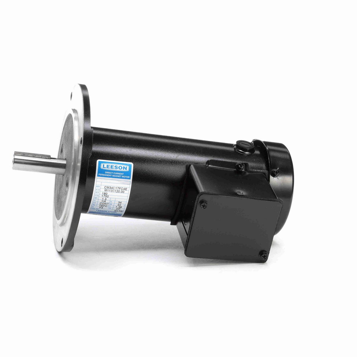 LEESON Sub-Fractional Motor, 0.25 HP, 180 V, 1750 RPM, 34 Frame, TEFC - M1130120.00